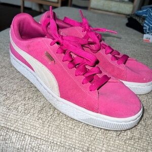 Puma Charles F Stead Suede Women's Pink Sneakers. Good condition. Size 8.5